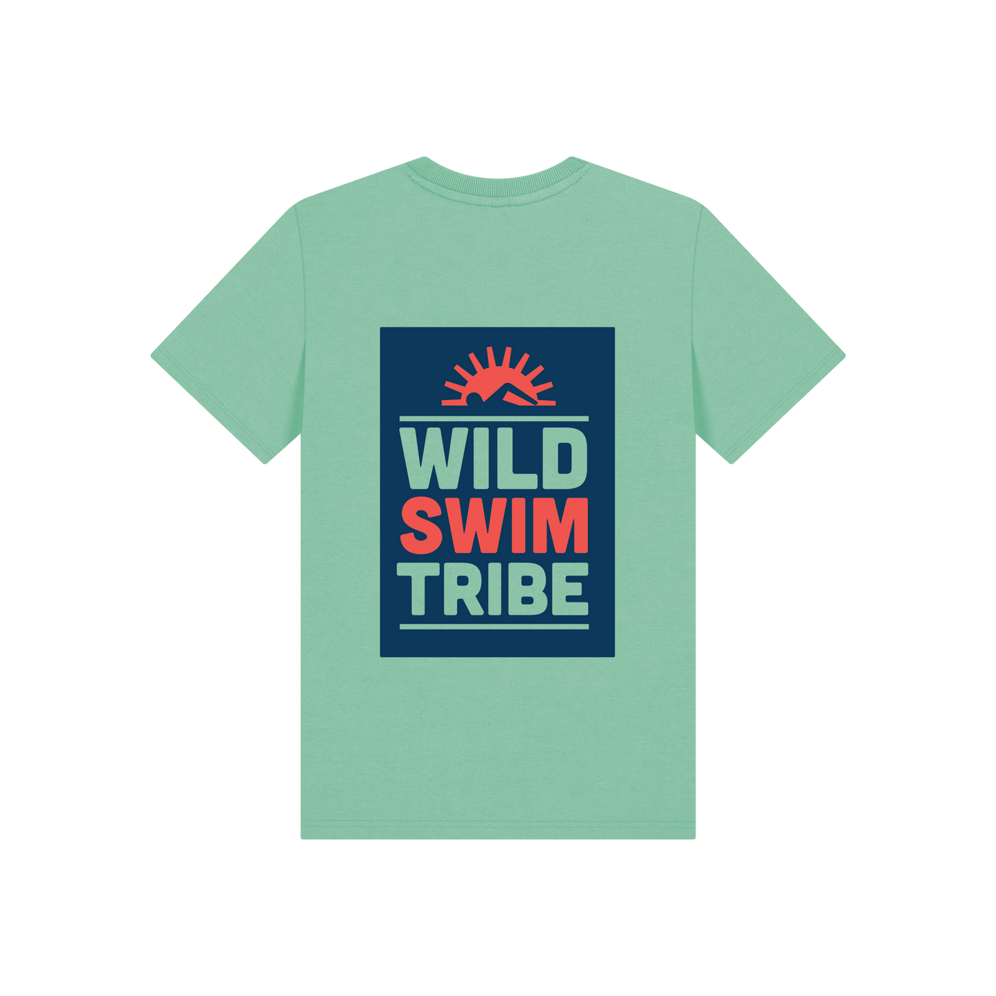 Peppermint Printed Kids T-Shirt Back