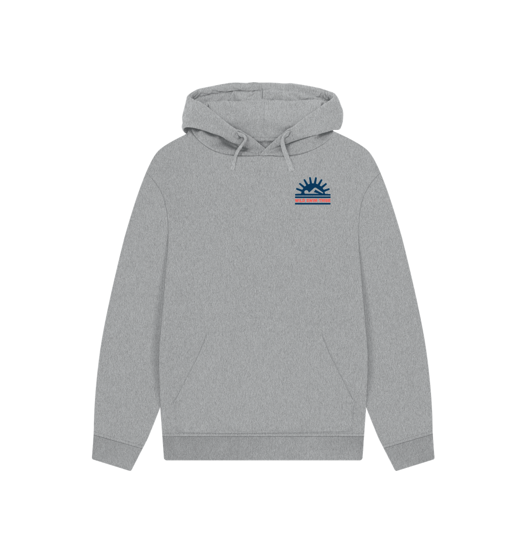 Athletic Grey Printed Hoody Front