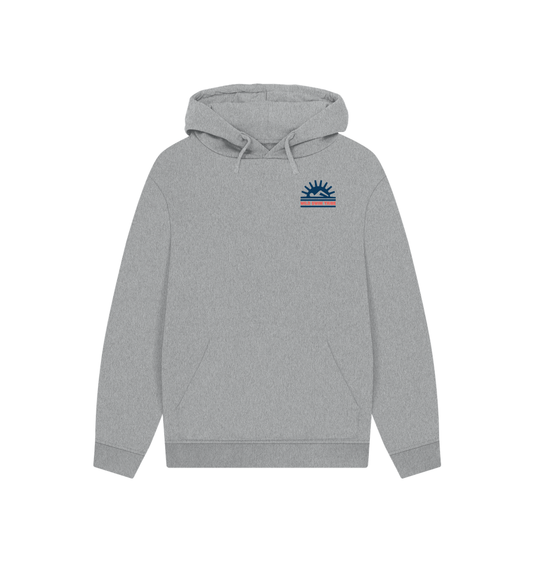 Athletic Grey Printed Hoody Front