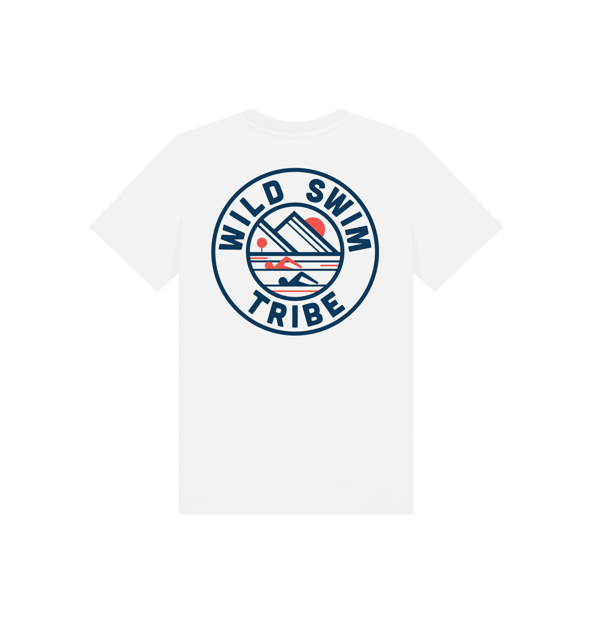 White Printed Kids T-Shirt