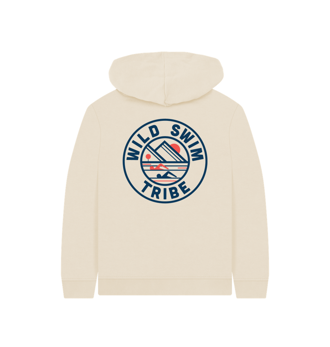 Oat Printed Kids Hoodie Back