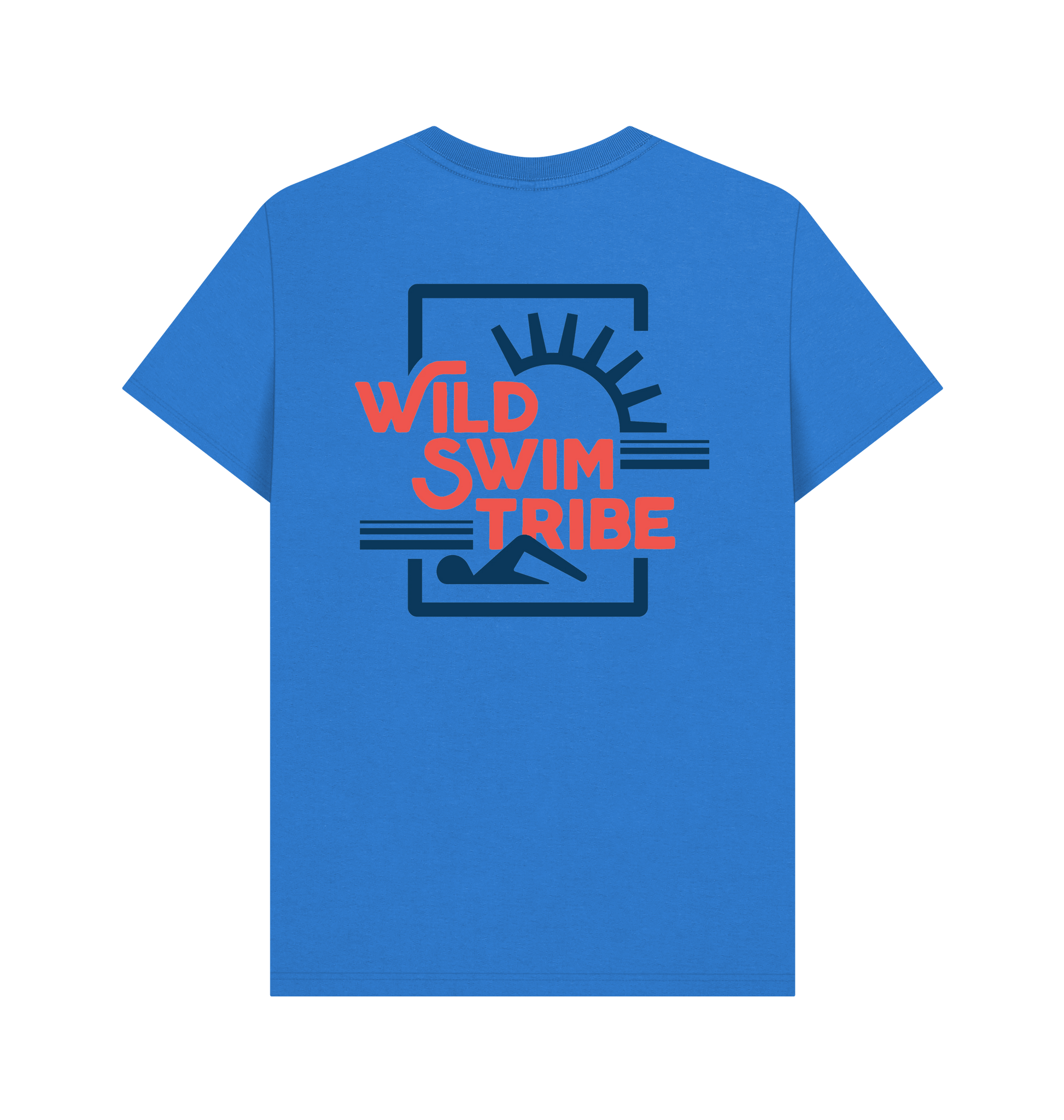 Bright Blue Printed T-shirt