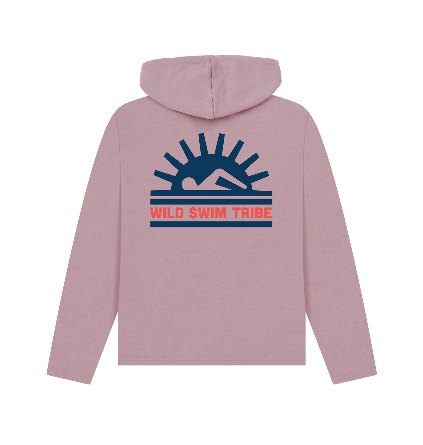 Mauve Printed Hoody