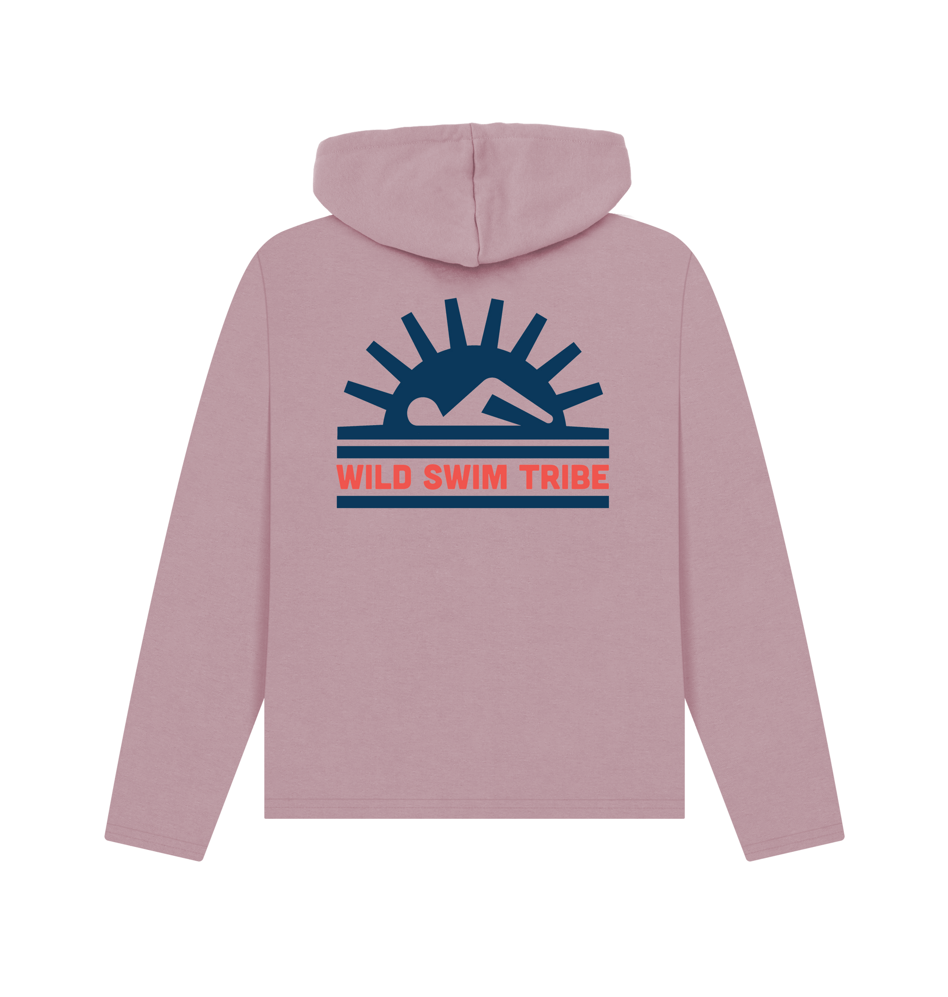 Mauve Printed Hoody