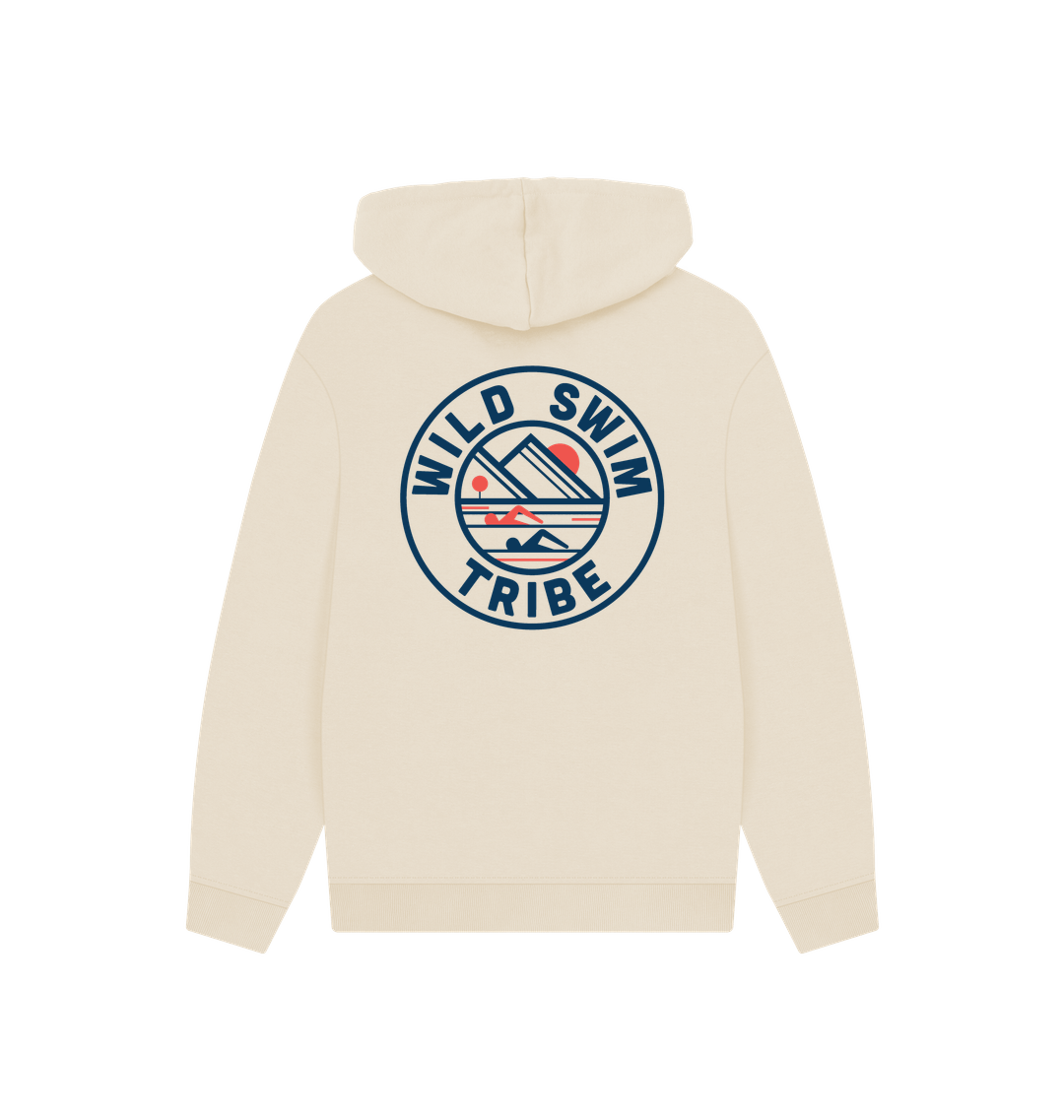 Oat Printed Hoody Back