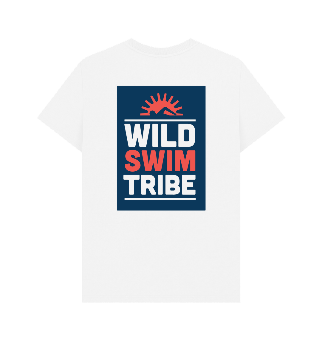 White Printed T-shirt Back
