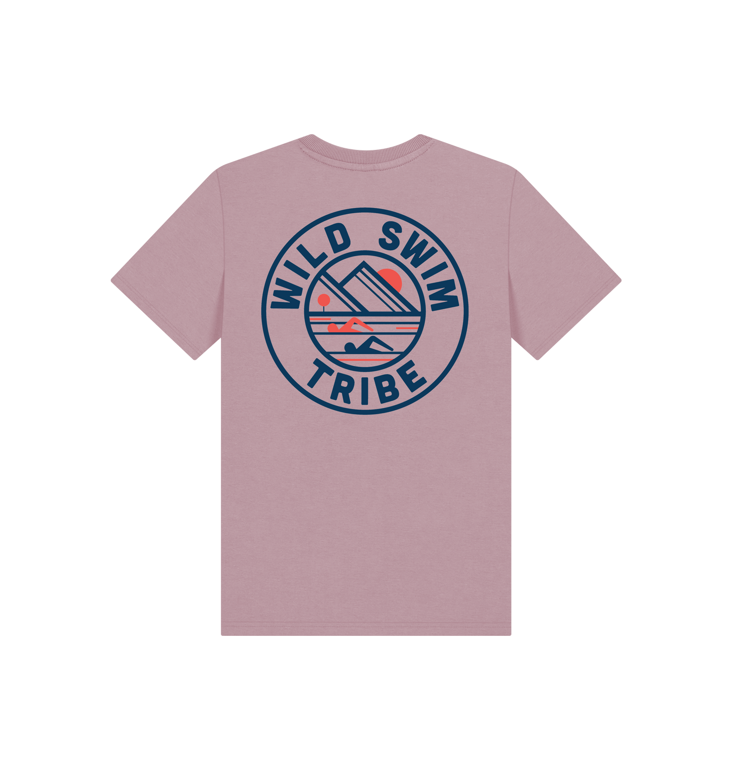 Mauve Printed Kids T-Shirt