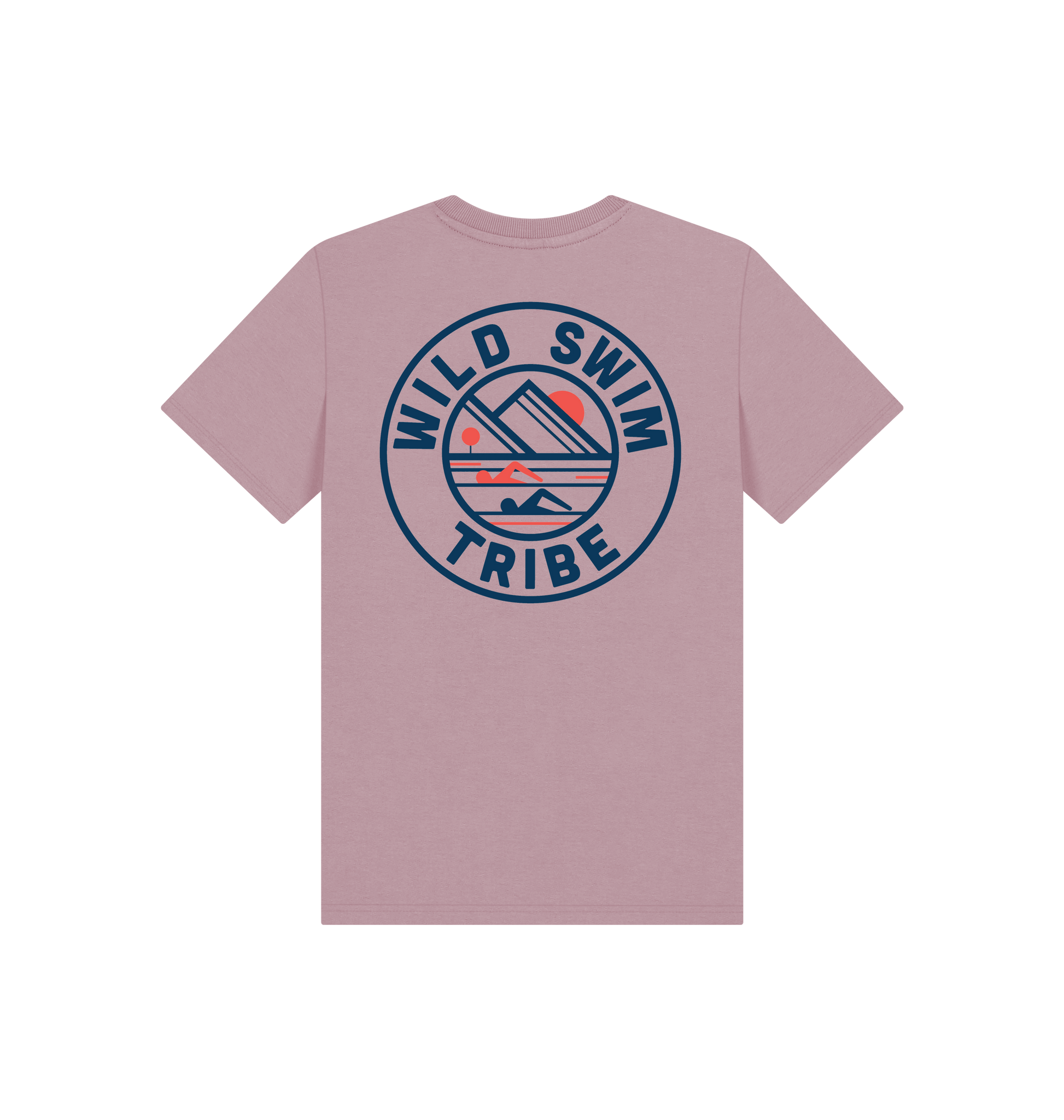 Mauve Printed Kids T-Shirt