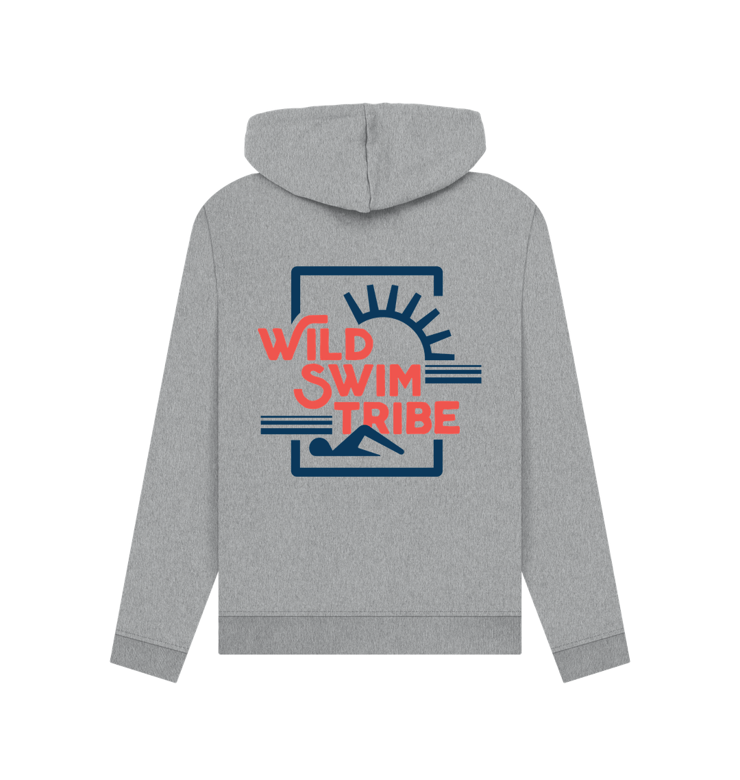 Light Heather Printed Hoody Back