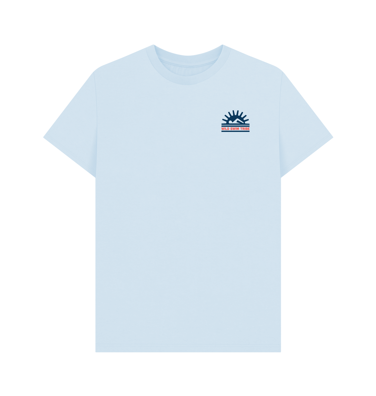 Sky Blue Printed T-shirt