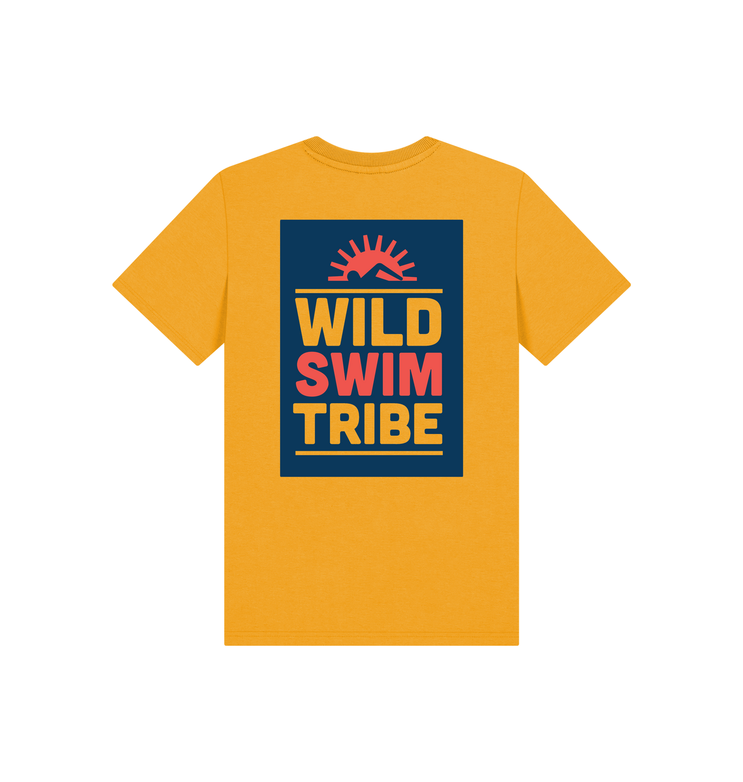 Mustard Printed Kids T-Shirt