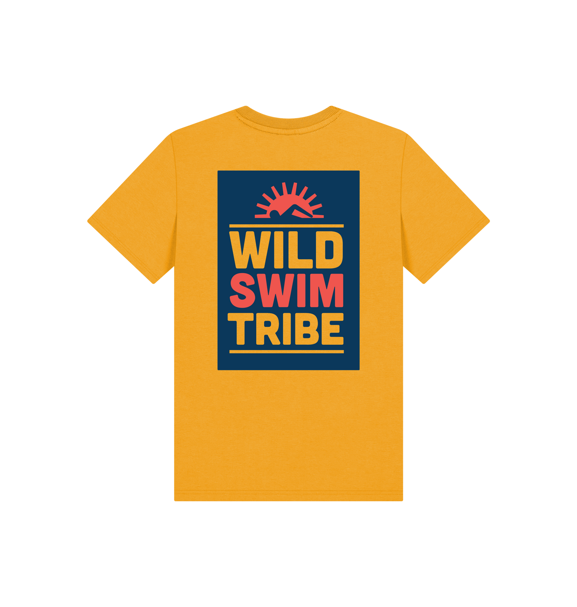 Mustard Printed Kids T-Shirt