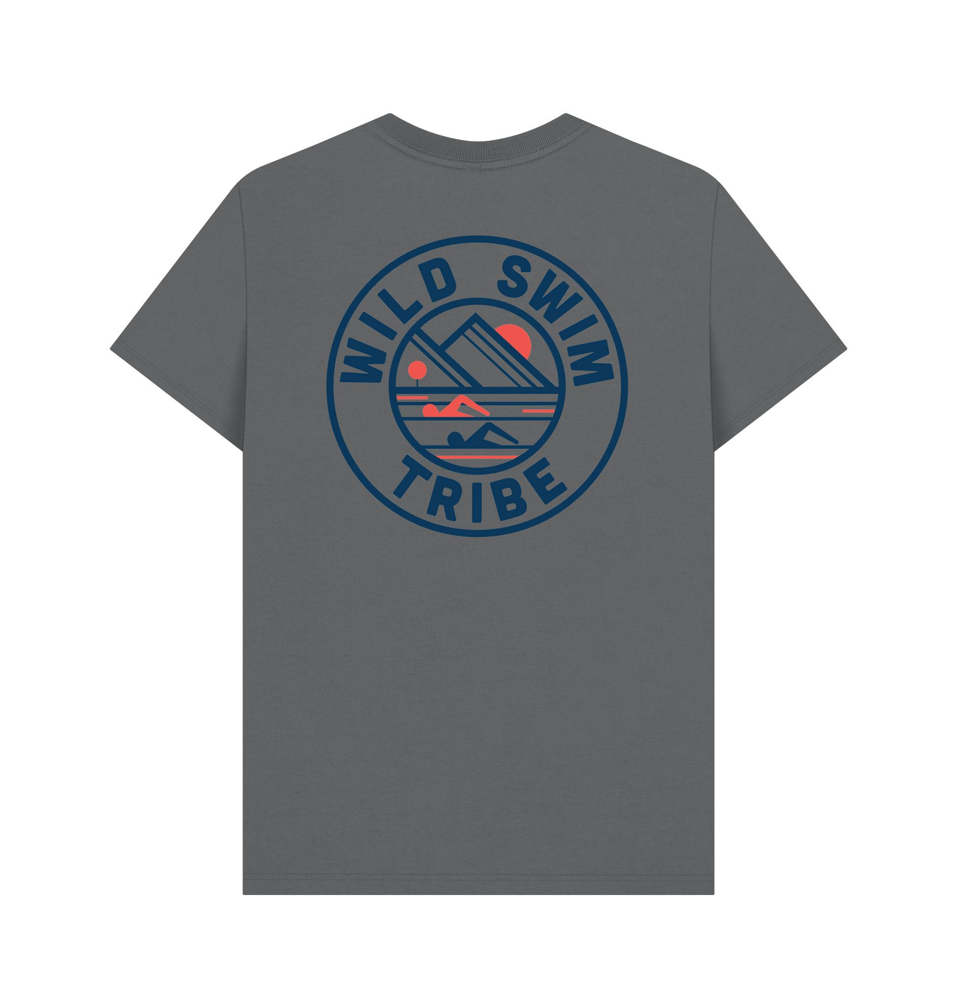 Slate Grey Printed T-shirt