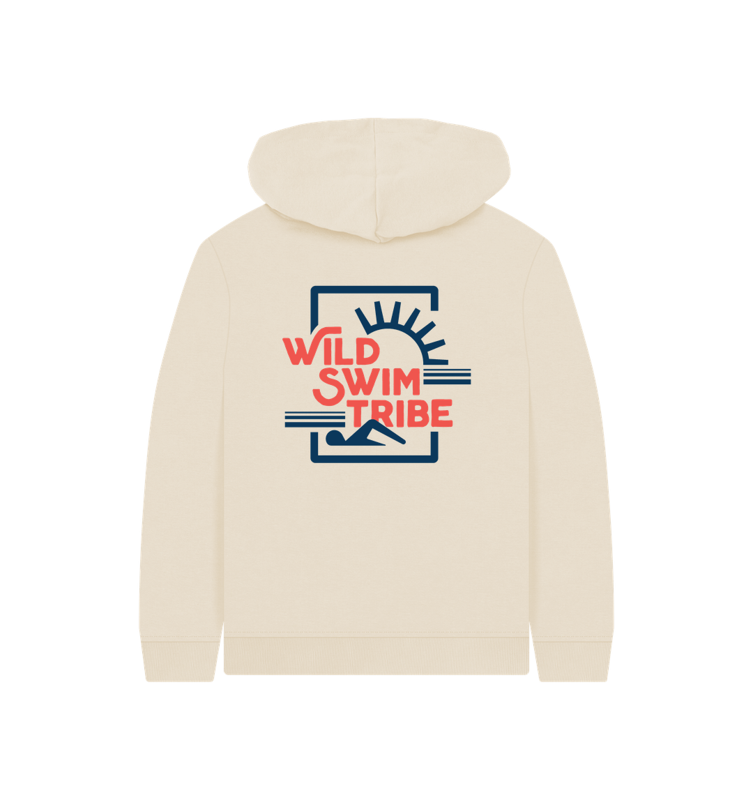Oat Printed Kids Hoodie Back