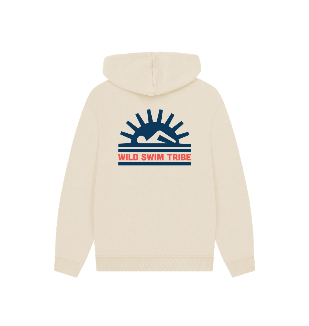 Oat Printed Hoody Back