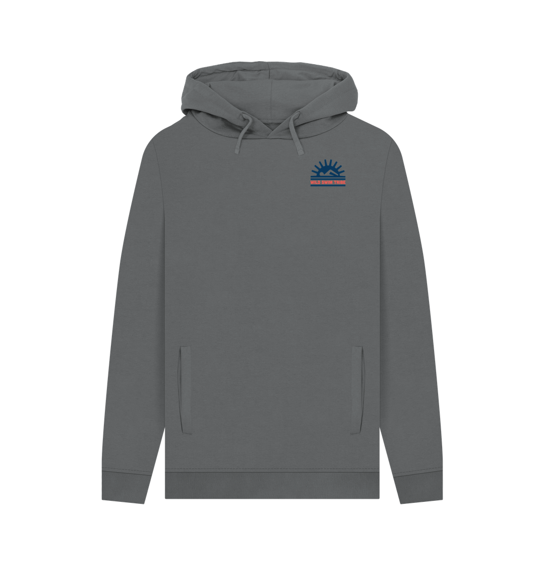 Slate Grey Printed Hoody Front