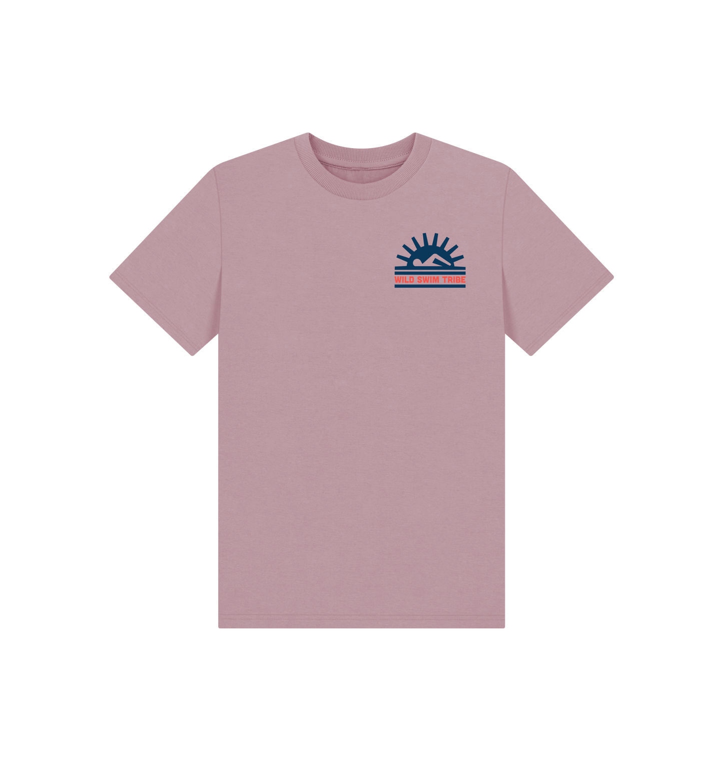 Mauve Printed Kids T-Shirt