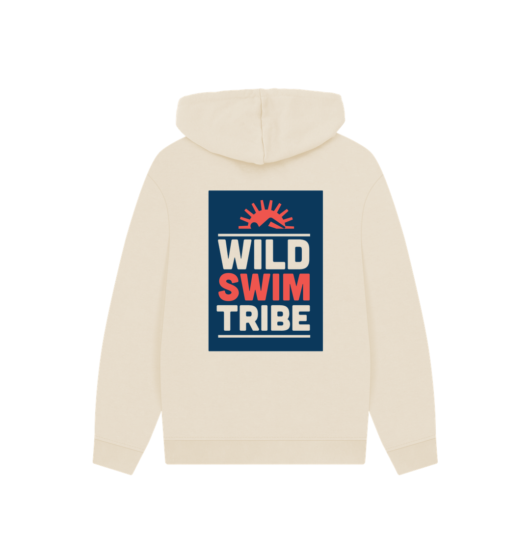 Oat Printed Hoody Back