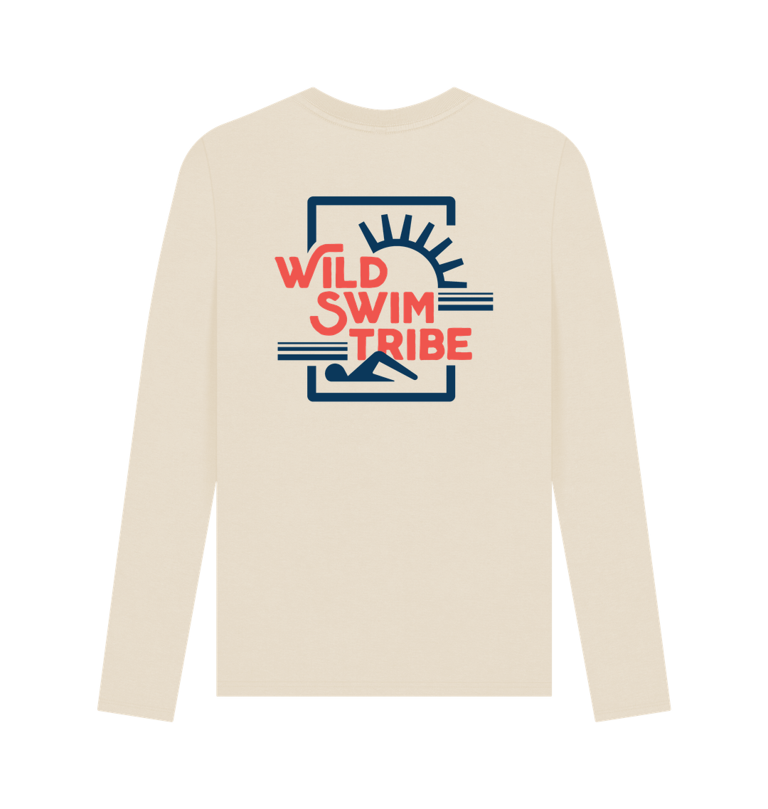 Oat Printed Long Sleeve T Shirt Back