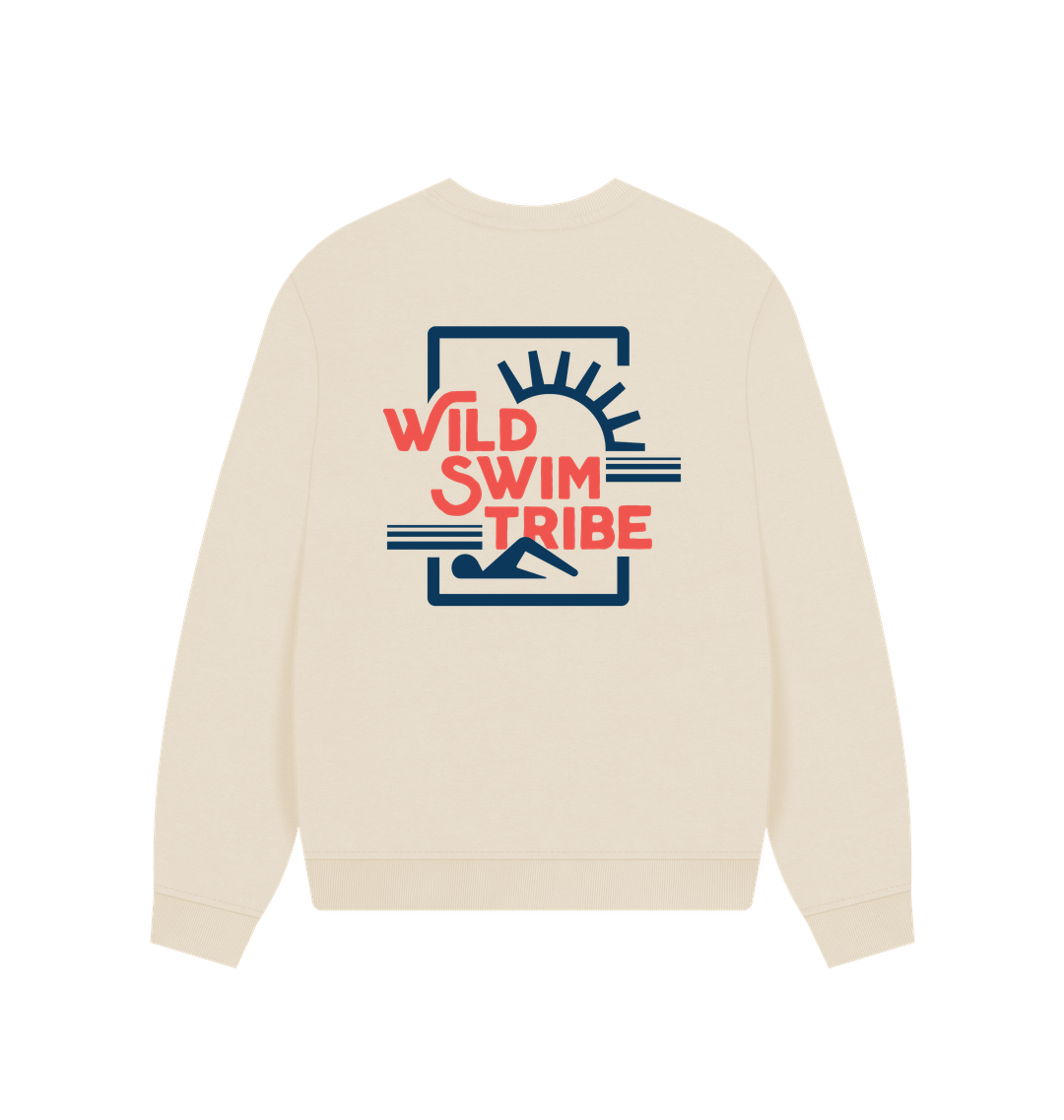 Oat Printed Sweater Back
