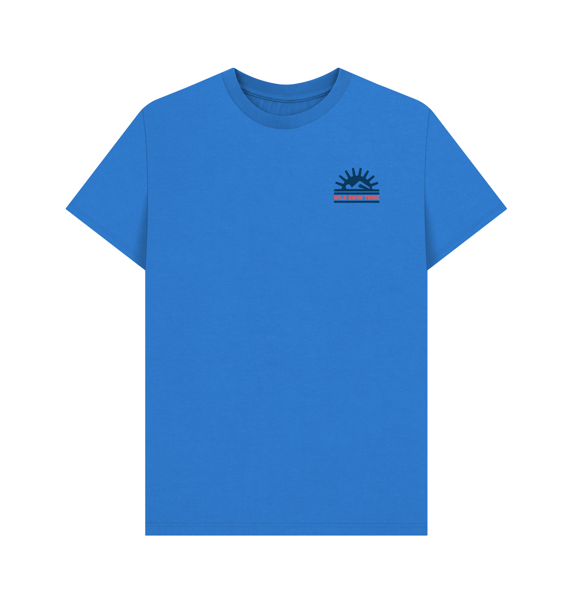 Bright Blue Printed T-shirt