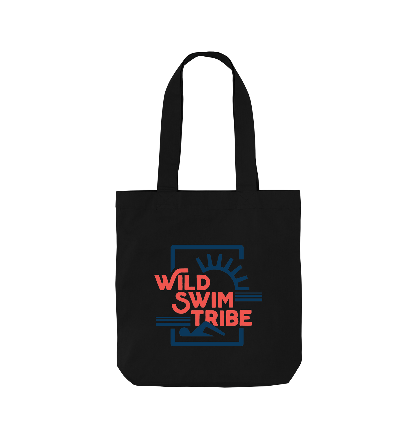 Black Printed Bag