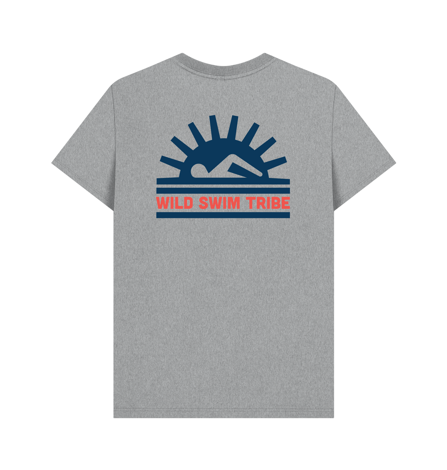 Athletic Grey Printed T-shirt