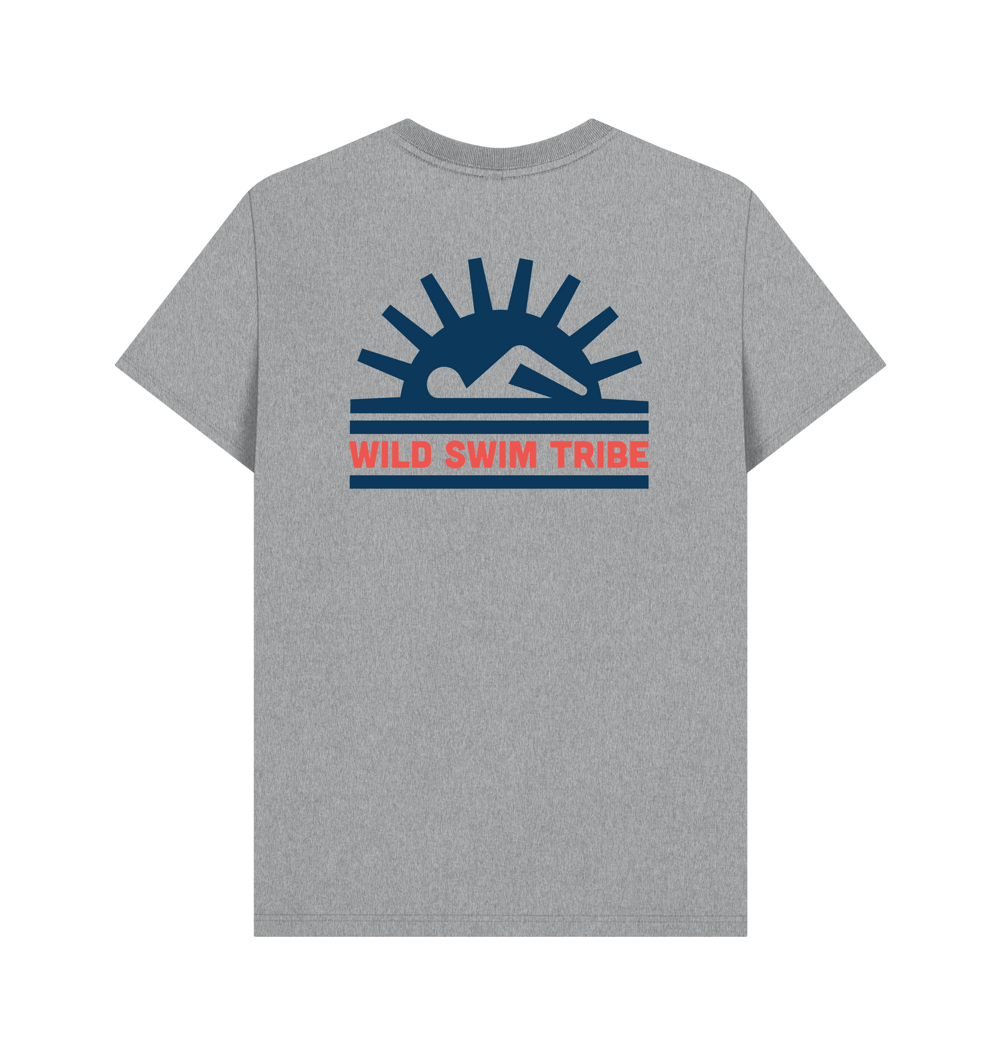 Athletic Grey Printed T-shirt