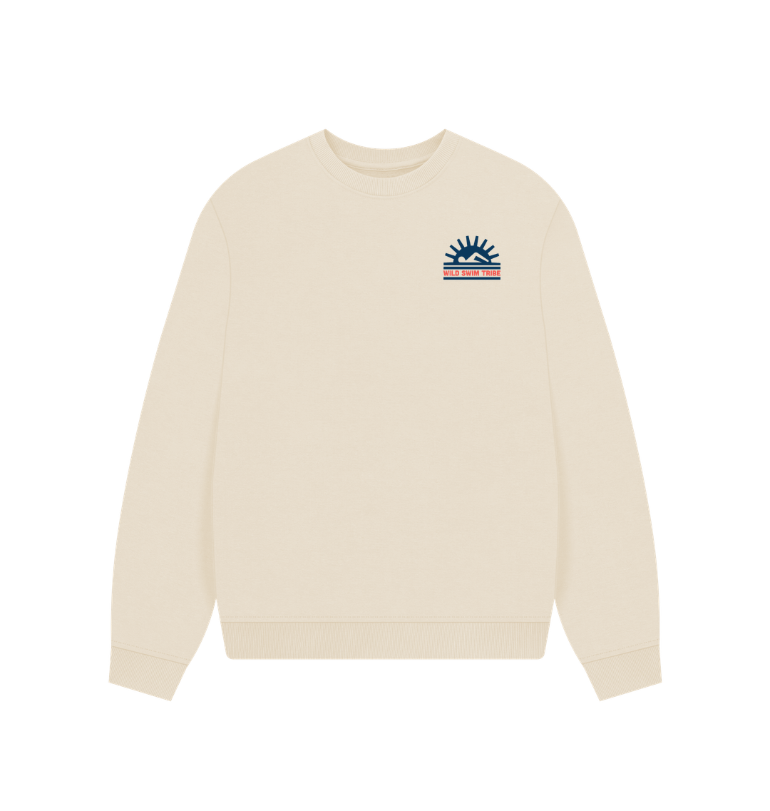 Oat Printed Sweater Front