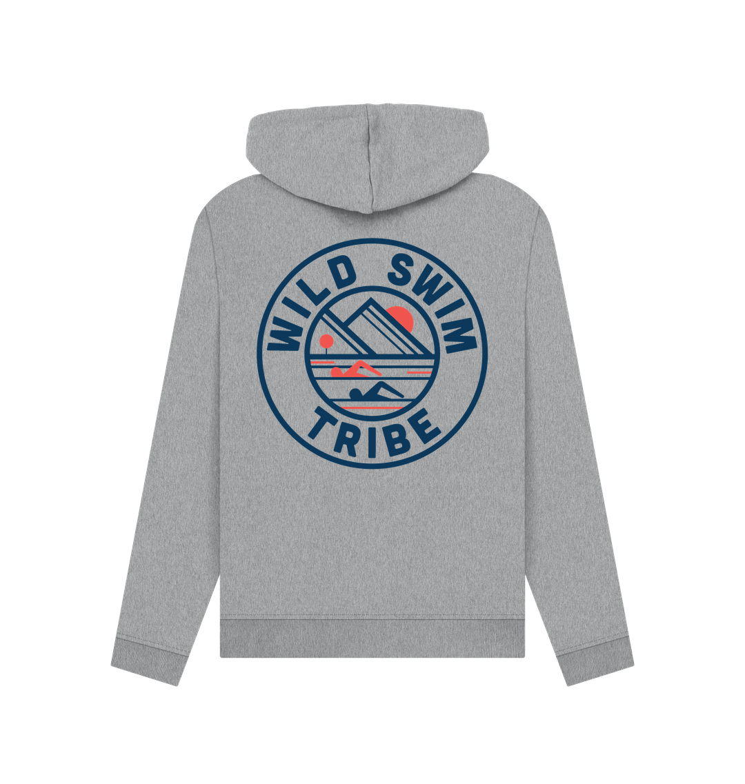 Light Heather Printed Hoody Back