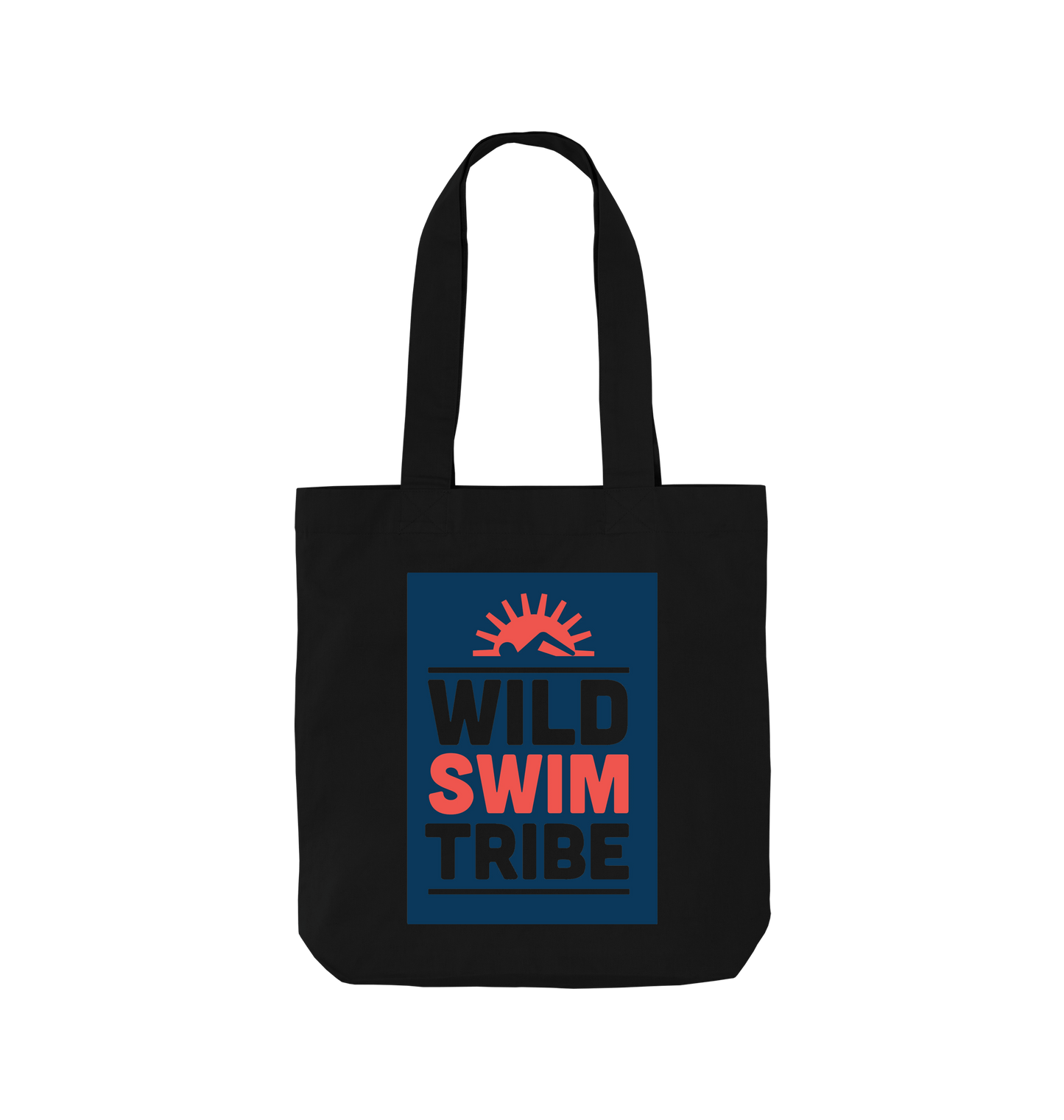 Black Printed Bag