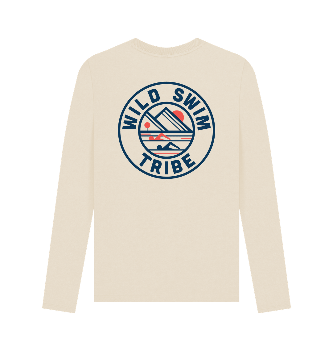 Oat Printed Long Sleeve T Shirt Back