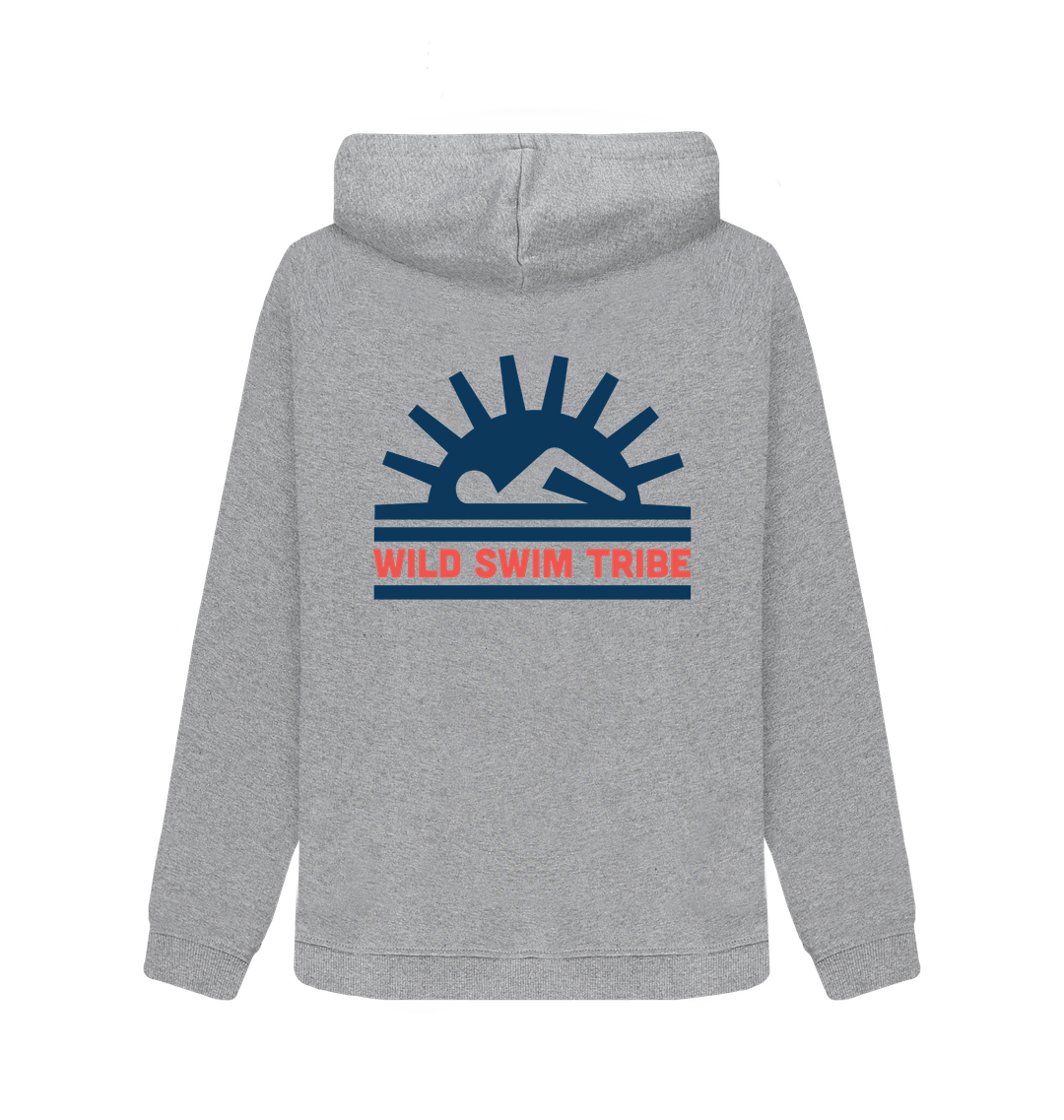 Athletic Grey Printed Sweater Back
