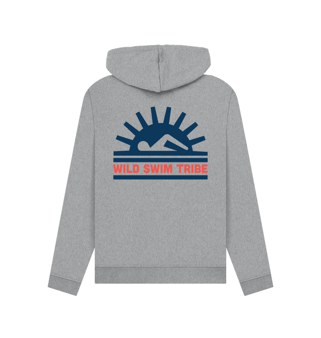 Light Heather Printed Hoody Back