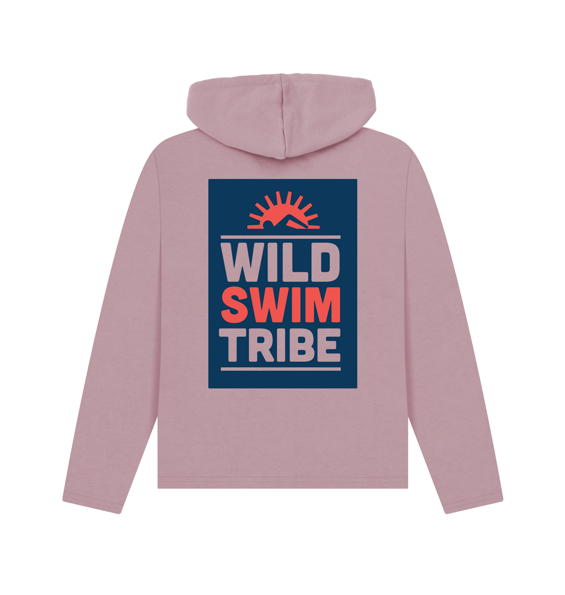Mauve Printed Hoody
