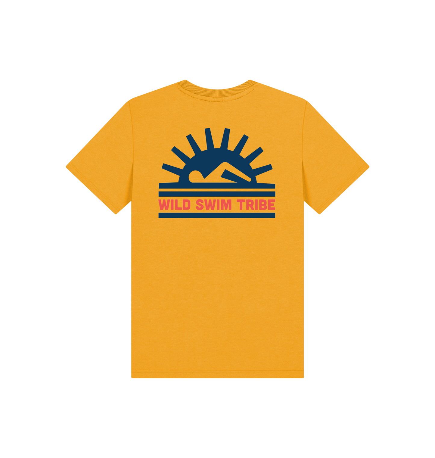 Mustard Printed Kids T-Shirt