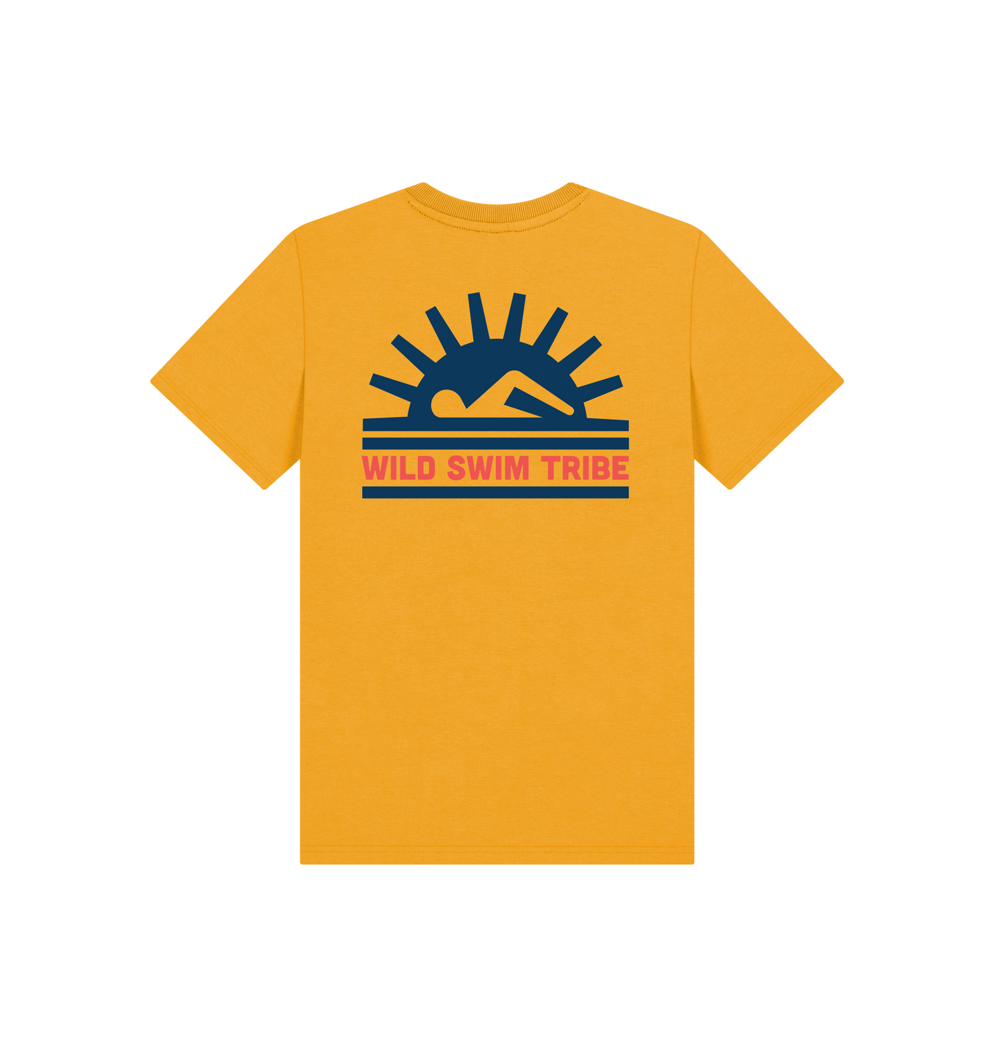 Mustard Printed Kids T-Shirt