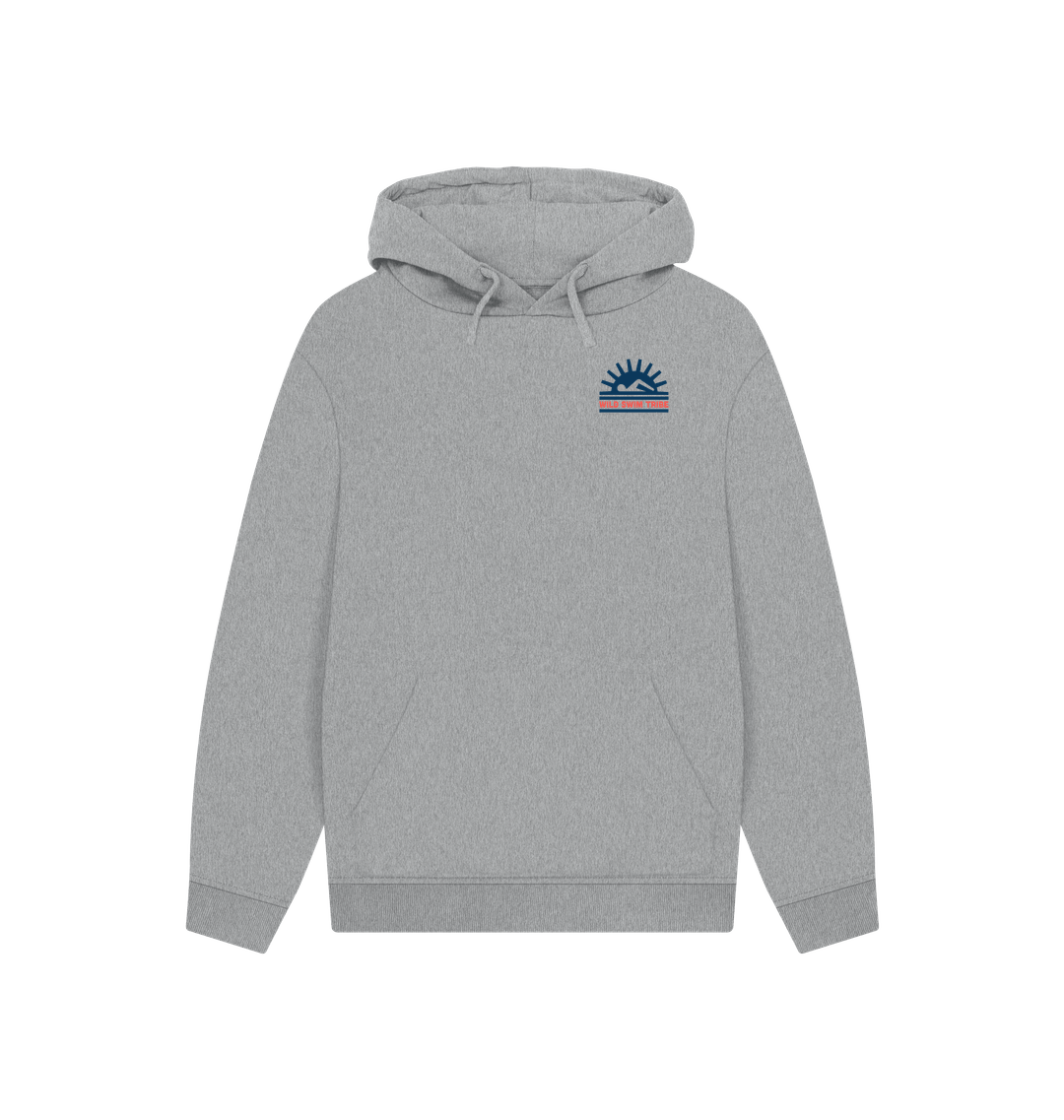 Athletic Grey Printed Hoody Front
