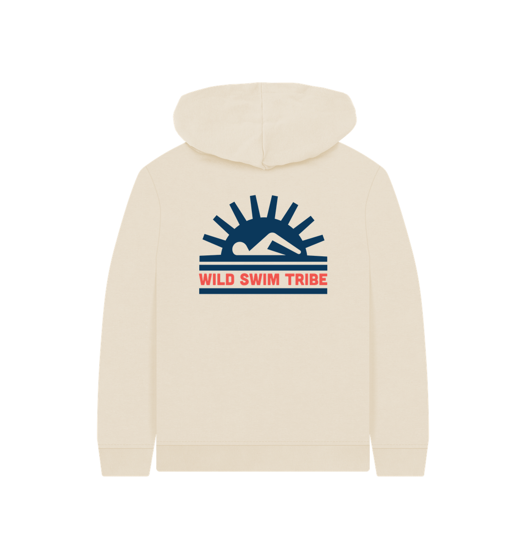 Oat Printed Kids Hoodie Back