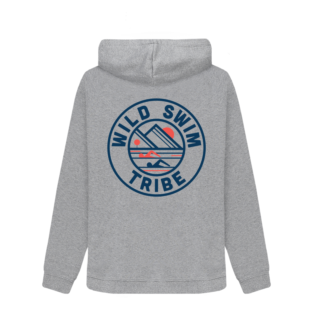 Athletic Grey Printed Sweater Back