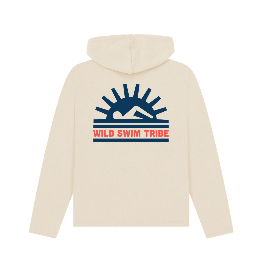Oat Printed Hoody Back