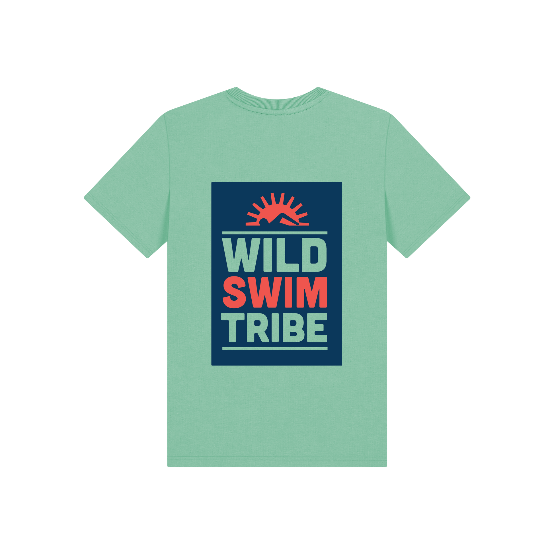 Peppermint Printed Kids T-Shirt Back