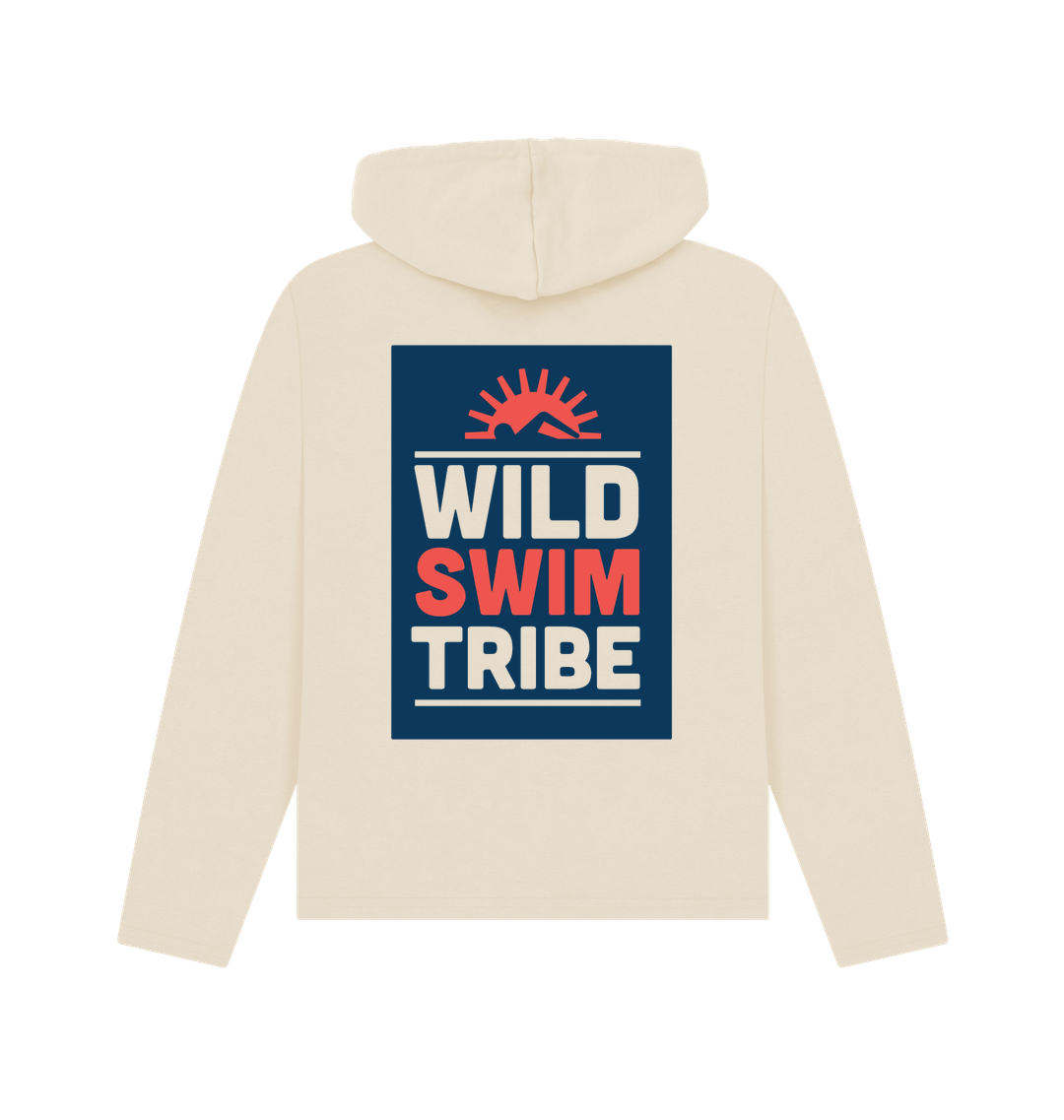 Oat Printed Hoody Back