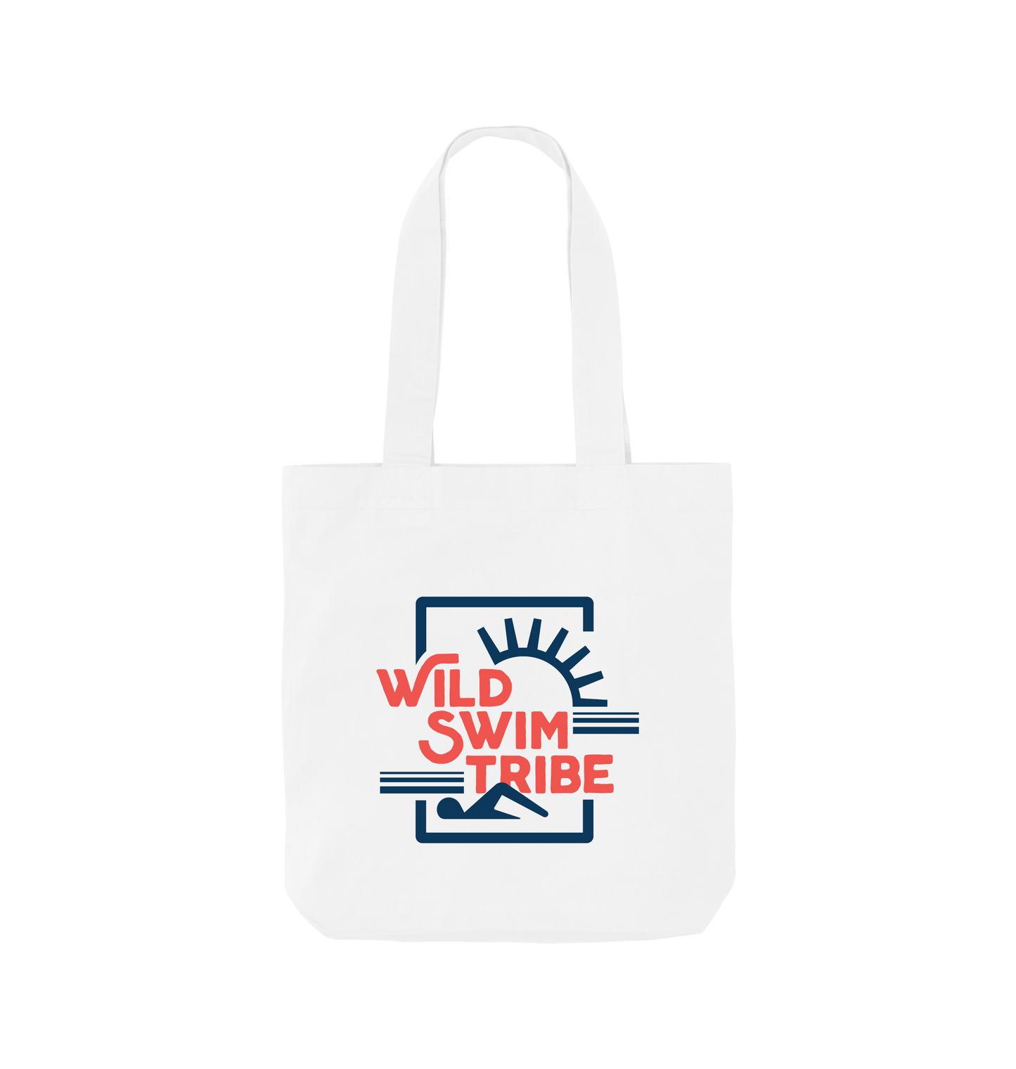 White Printed Bag