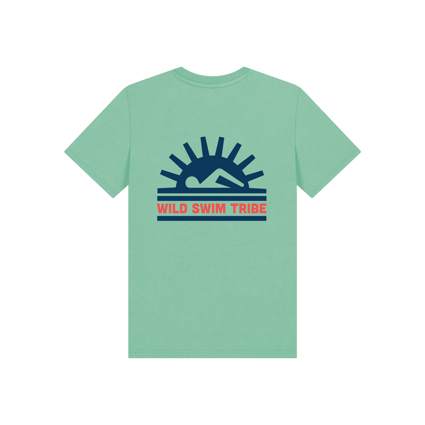 Peppermint Printed Kids T-Shirt Back