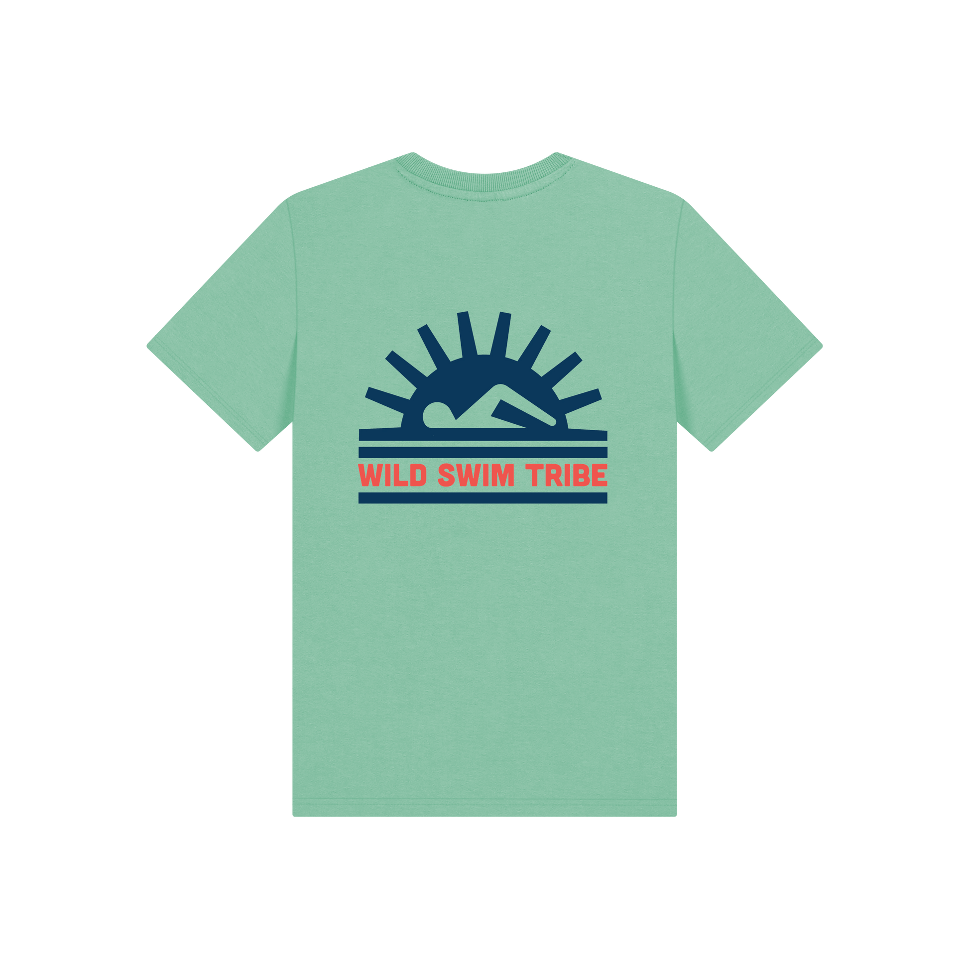 Peppermint Printed Kids T-Shirt Back