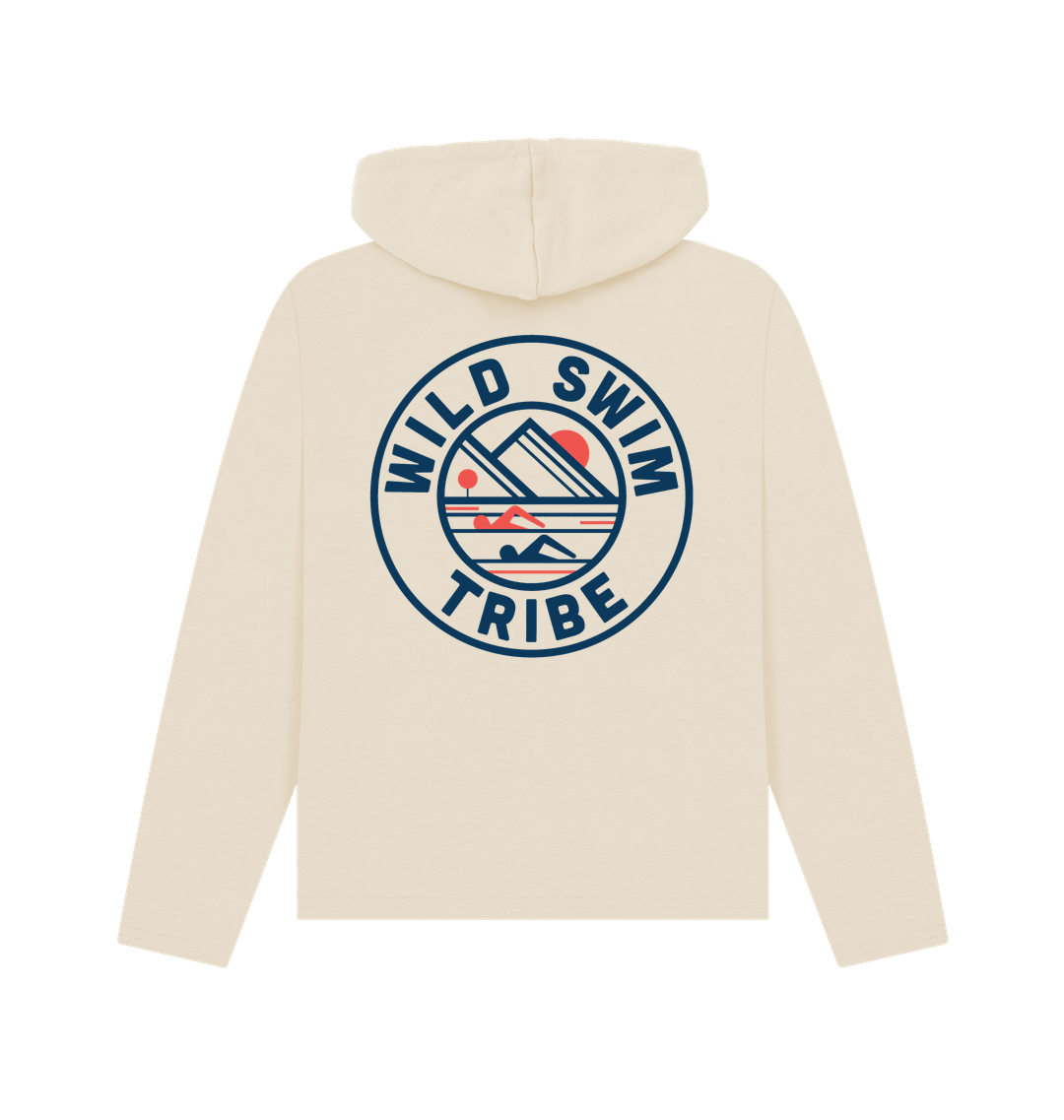 Oat Printed Hoody Back