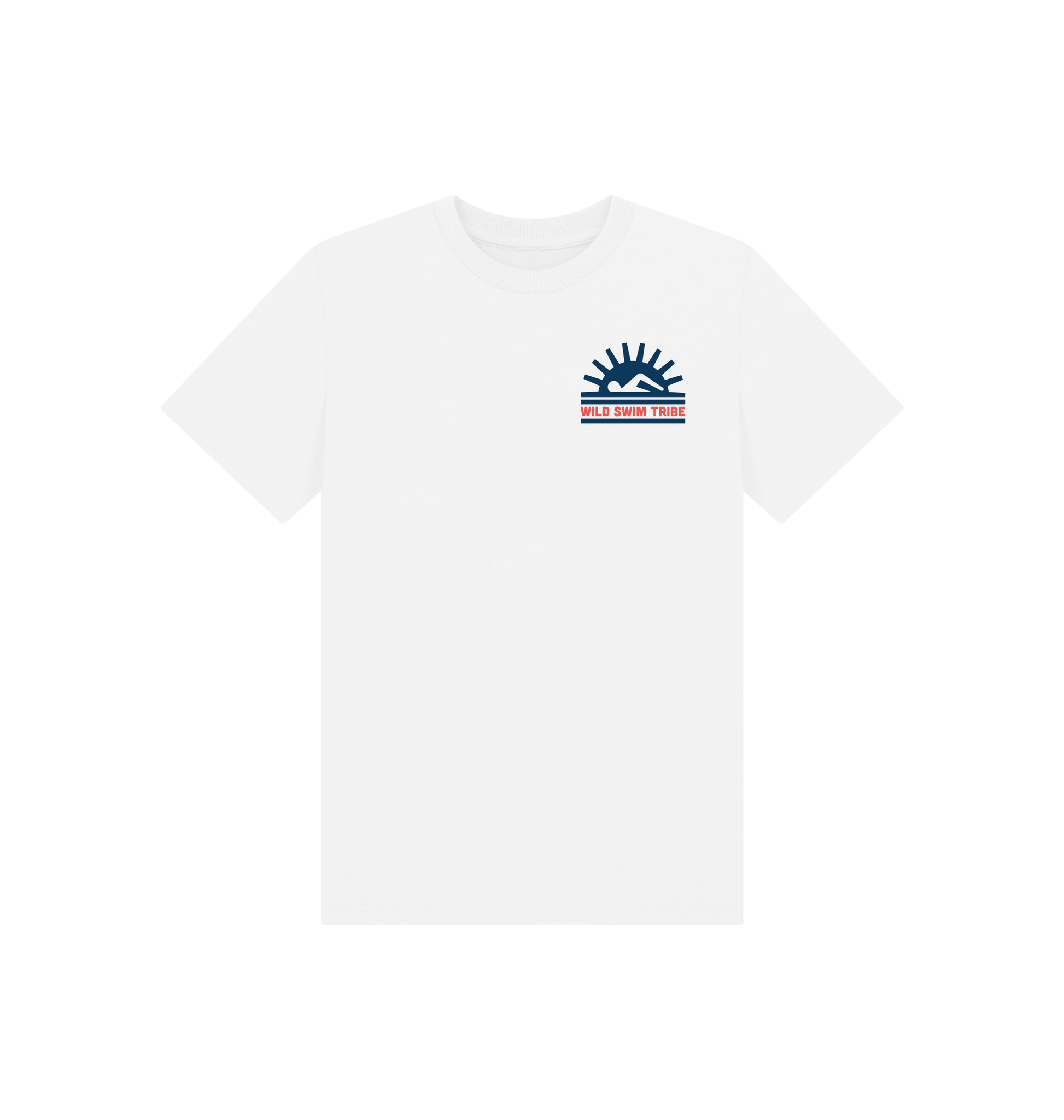 White Printed Kids T-Shirt