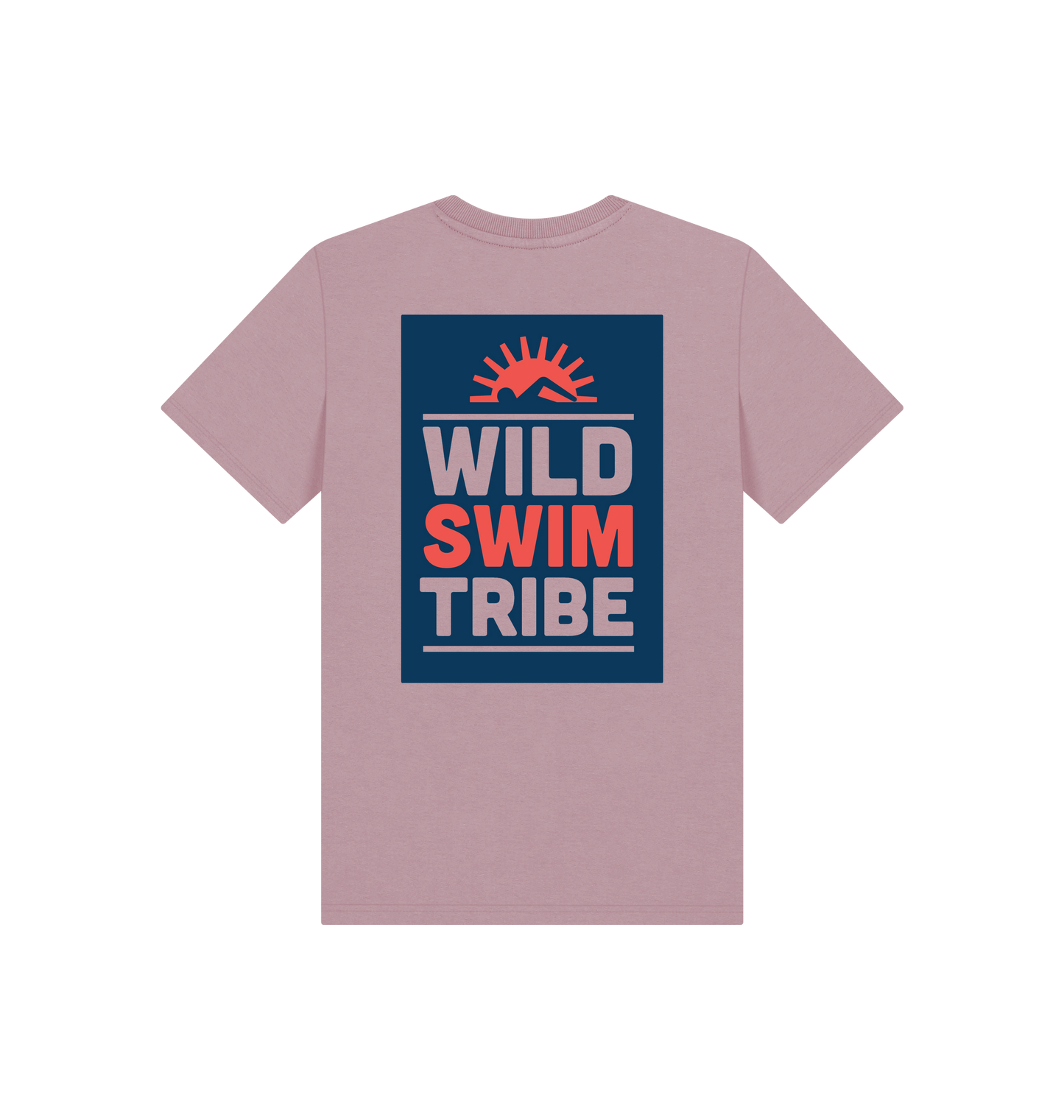 Mauve Printed Kids T-Shirt