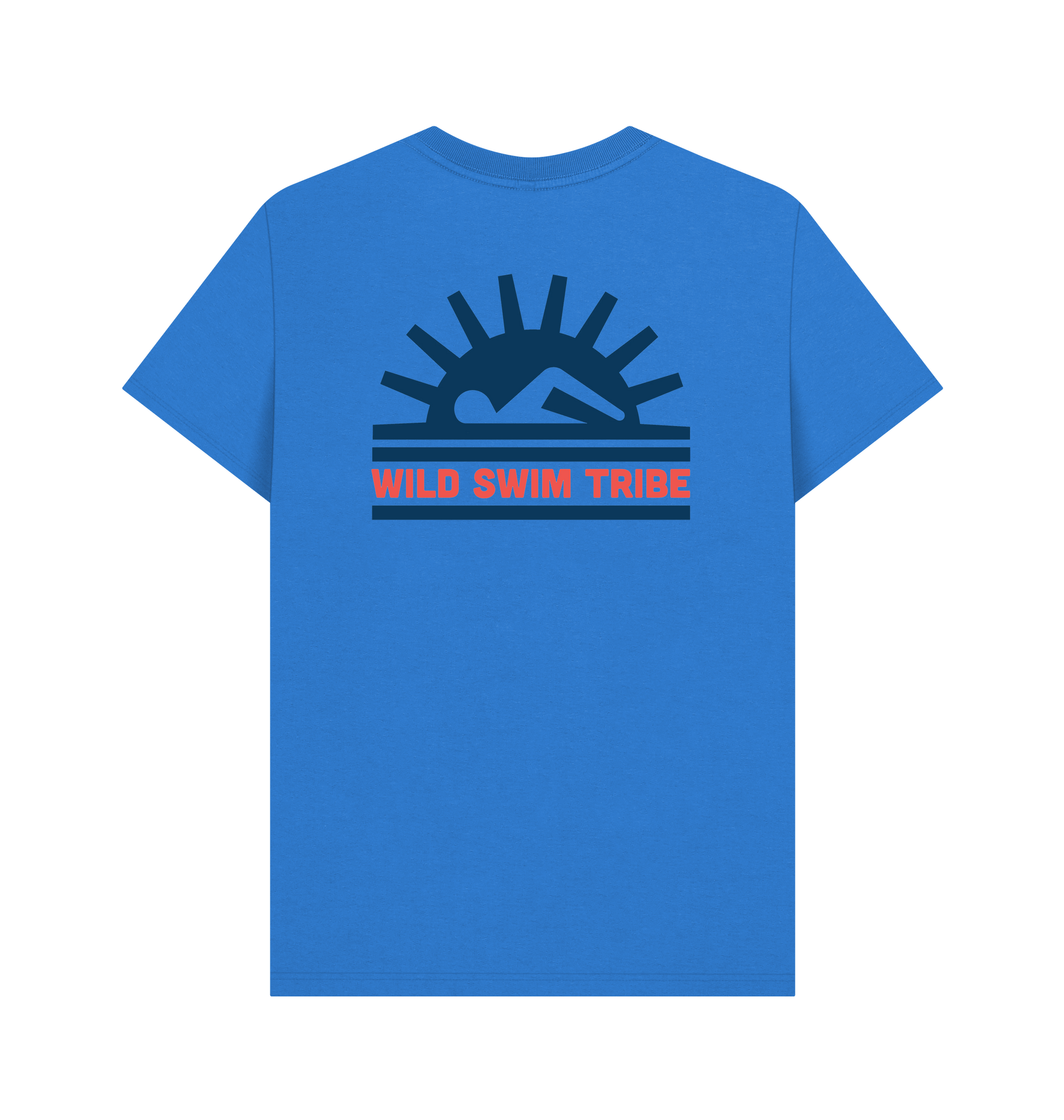 Bright Blue Printed T-shirt
